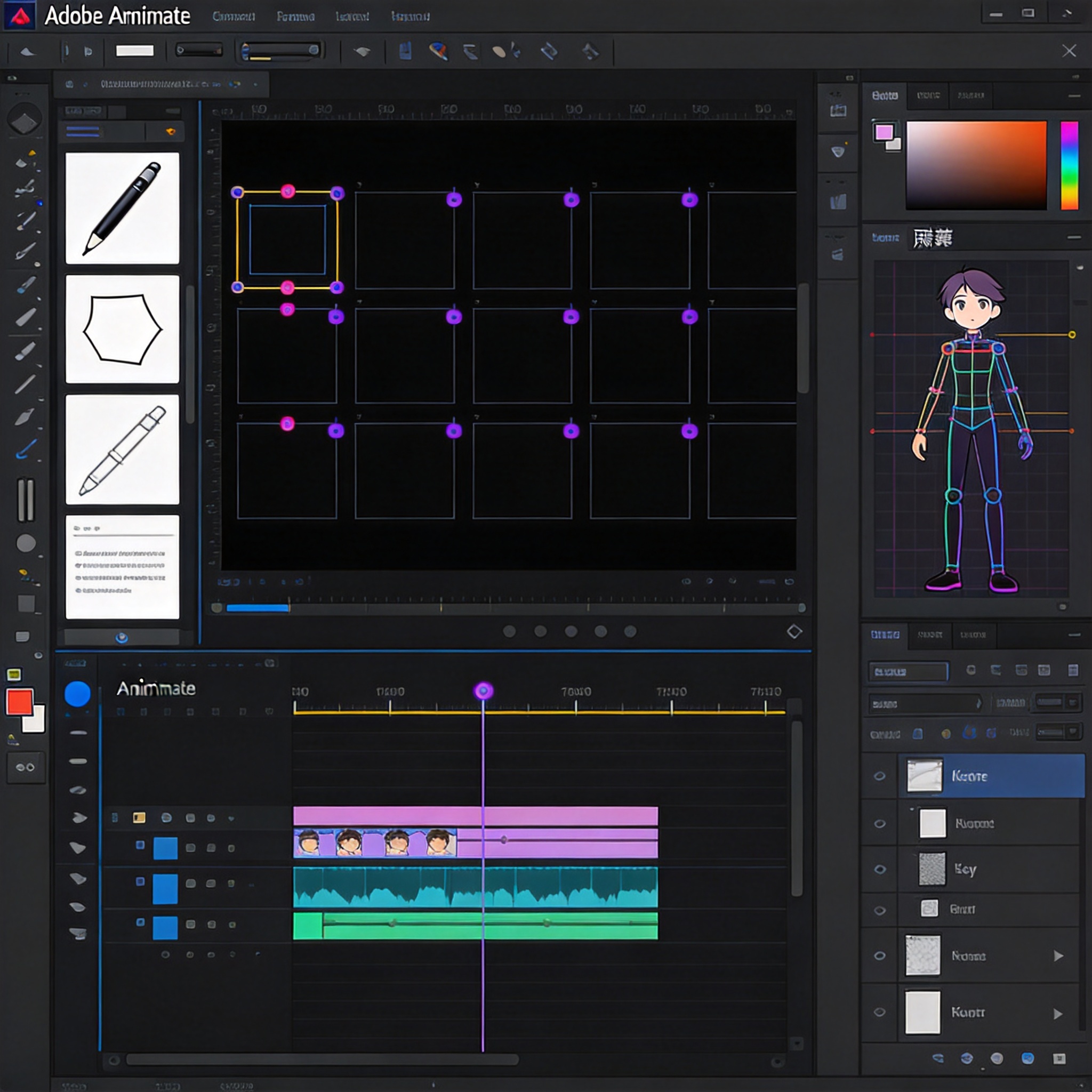 Adobe Animate界面截图1